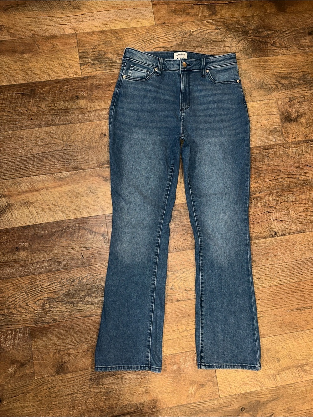 Sonoma Medium Blue Flare Jeans
